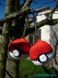 Porte Clés Pokeball.